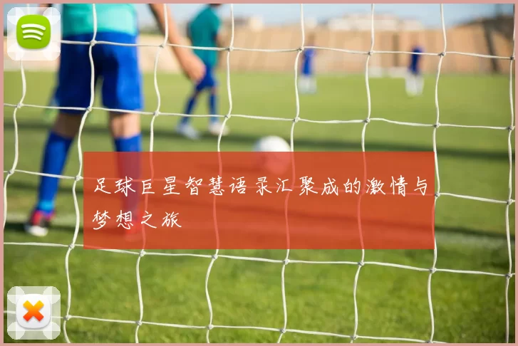 足球巨星智慧语录汇聚成的激情与梦想之旅
